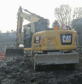 18.6t CAT 317 bagr opěry powertilt 4lžíce - 4