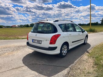 Prodám velmi zachovalý Peugeot 308 SW 1,6 HDi (82 kW),r.v. - 4