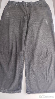 ŠIROKÉ DÁMSKÉ DŽÍNY VEL. 52/4XL - 4