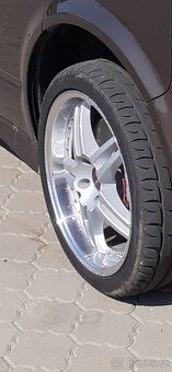 Alu kola 5x112 r19,letni pneu 245/45 - 4
