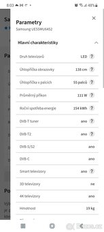 4K Televizor Samsung 55' - 4
