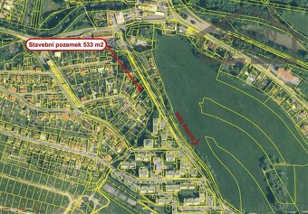 Pozemek určený k výstavbě  533 m² - Tachov, ul. Rapotínská - 4