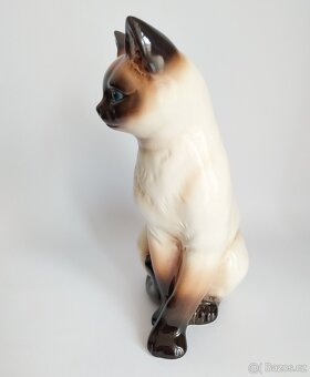 Velká porcelánová figura kočky - GOEBEL - 4