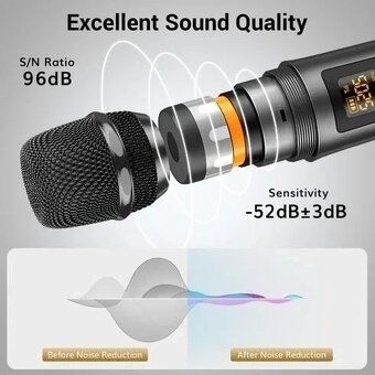 Bezdrátový mikrofon Tonor TW515 - 4