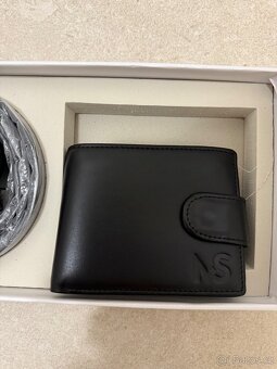 Pánský set – pásek + peněženka v dárkové krabičce - 4