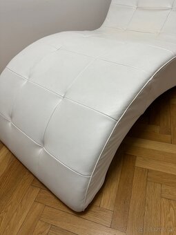 Lenoška PHASE - bílá kůže - ve stavu nové - 4