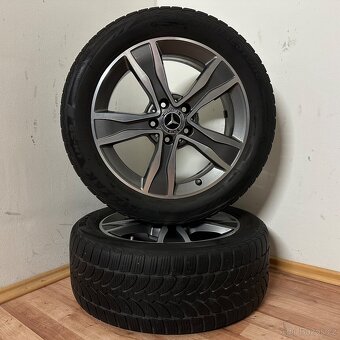 MERCEDES C W205 5x112 R17 ET48.5+ZIMNÍ 225/50R17 - 4