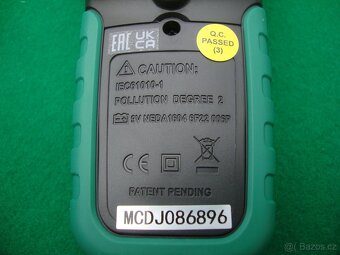 Mastech MS6612 Profesionální Luxmetr 0 - 200 000 Lux nový - 4