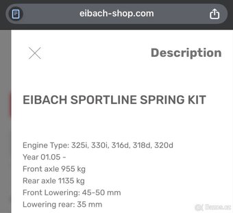 Pružiny na bmw e90 - 4