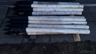 Odkorněné kůly - 4