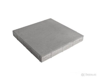 Zánovní betonové dlaždice 50x50x5cm 160ks plus dělené - 4