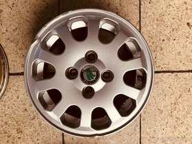 Originální hliníkové disky Škoda Felicia Magic 13" - 4