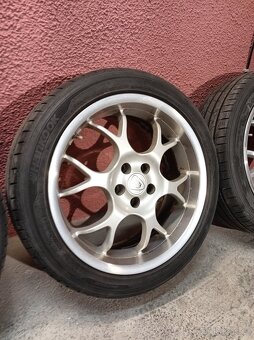 Borbet BS 17" 5x100 7,5J letní pneu 215/45 - 4