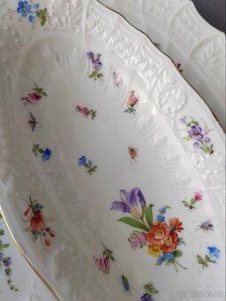 Luxusní porcelánovi servírovací talíře Pirkenhammer Rococo - 4