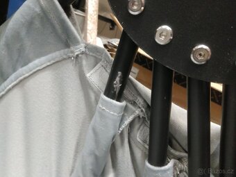 MIADOMODO závěsné houpací křeslo šedé, nosnost 160 kg - 4