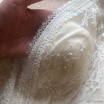 Krásné nové svatební boho šaty xs/s - 4