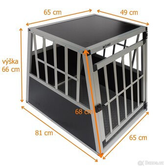 Přepravní klec pro psa do auta - 4