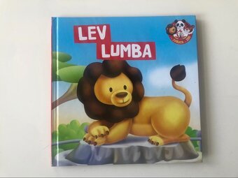 Dřevěné vkládačky a knížka Lev Lumba - 4