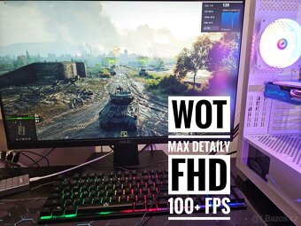 Herní PC Intel Core i7,RX580 8GB,16GB,SSD 1TB,RGB,WIFI+BT - 4