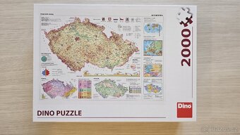Puzzle mapy České republiky 2000ks - 4