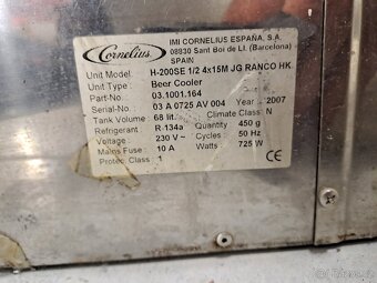 Průtočné chlazení na pivo Cornelius H-200SE - 4