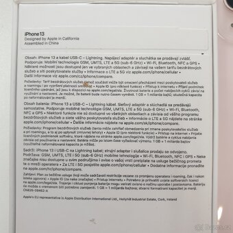 Iphone 13, 128 GB, bat.90%, CZ puvod,velmi pekny - 4