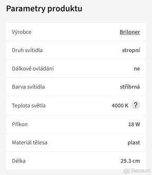 Čtvercové LED stropní světlo - 4