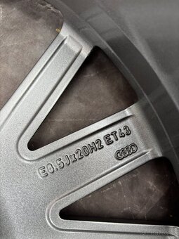Originální Alu kola Audi A6,S6 255/40/20 TOP STAV - 4