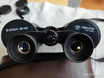 Dalekohledy ze své sbírky po repasu,Tento BPC4, 12x40 USSR+1 - 4