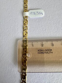 Zlatý řetízek 14K, 54 cm, 17,35 g - 4