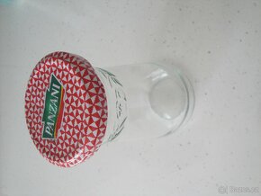 Zavařovací sklenice 400 ml, s reliéfem květin, středně velké - 4