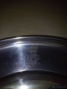 0,5kg stříbrný talíř Anglie-CENA STŘÍBRA=MIN. 13 785 - 4