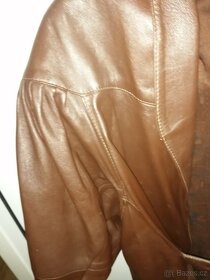 Dámska kožená bunda vel. L - 4