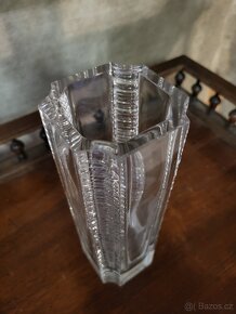 Skleněná váza Václav Hanus 60.léta - 4