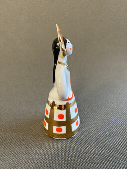Soška Dívka v ruském kroji 12.5 cm, Dulevo USSR - 4