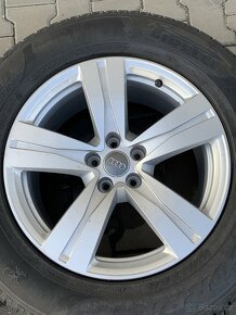 Alu k ola r18 originál audi Q7,zimní pneu téměř nejeté - 4