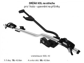 Nosič na kola, Chladící box, Střešní box, Příčníky - 4