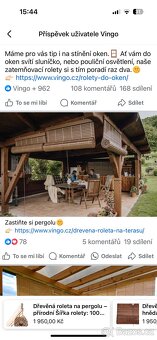 Dřevěné rolety - 4