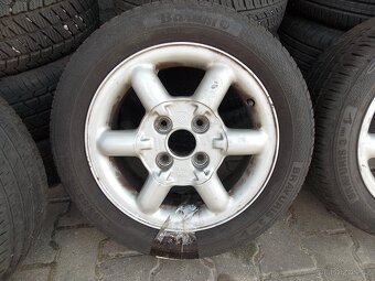 15" alu kola Volvo + letní pneu195/55 R15 - 4