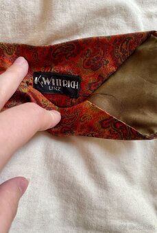 Vintage kravata – 100% hedvábí – High Society Vienna – Rakou - 4