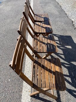 Staré skládací židle - 4