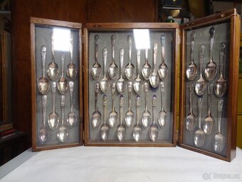 Sada lžic. Vyobrazený Americké prezidenty - 4