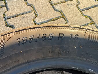 4x letní pneu Michelin Primacy 4, 195/55 R16, jako nové - 4