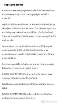 RUBI RUBIMIX-9 SUPERTORQUE - 4