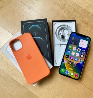 iPhone 12 Pro Max Silver BATERIE 100% TOP - 4