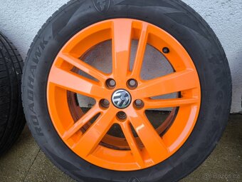 Alu kola Škoda, VW 6Jx15H2 ET 40 s pneu 185/60R15 - 4