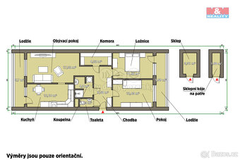 Prodej bytu 3+1, 73 m², Králův Dvůr, ul. Nad Stadionem - 4
