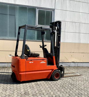 Elektrický vysokozdvižný vozík Linde E18, trojitý, volně zdv - 4