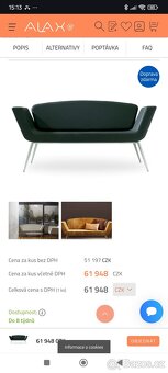 Designová italská sedačka Rossin Dimon - 4
