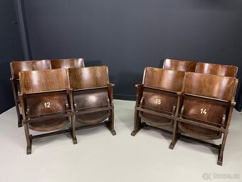 Retro celodřevěné kinolavice Ton - 4